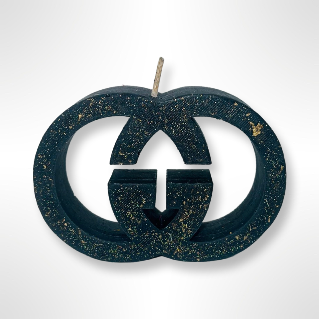 Gigi Gold Leaf Decorative Candle