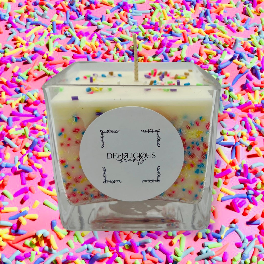 Birthday Queen Candle Small Square (Secret Happy Birthday Message)